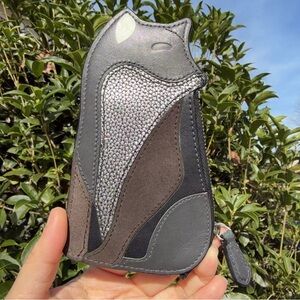 Coach Fox Leather Coin Case F65754